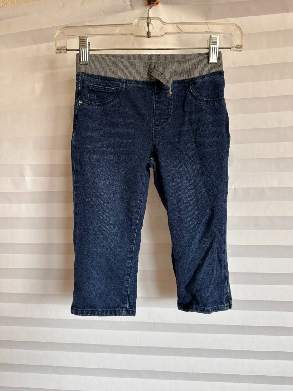 Arizona Jean Co. Girls Dark Blue Knit Top & Capri Pants Size 6X